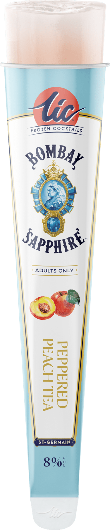 Peppered Peach: Bombay Sapphire